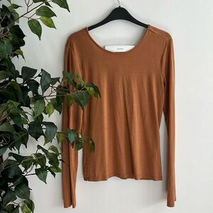 New Aware by Vero Moda size lg  basic layering, long sleeve tee bin 23